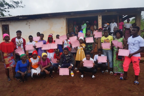 Certificate award in Bakinchine