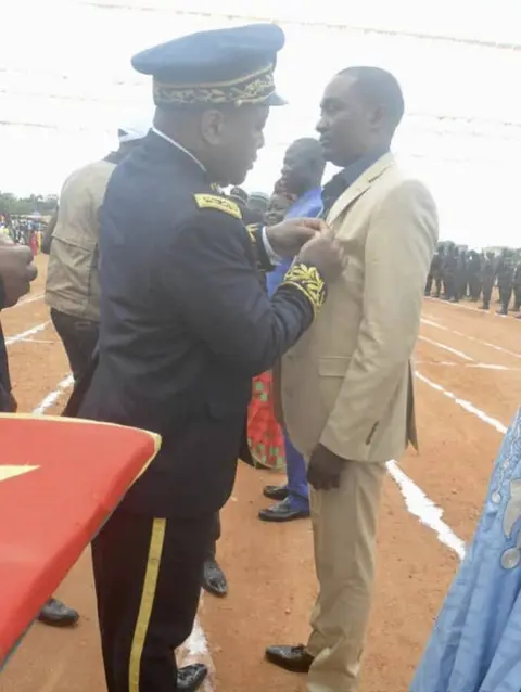 Medal decoration. Prince Marcel