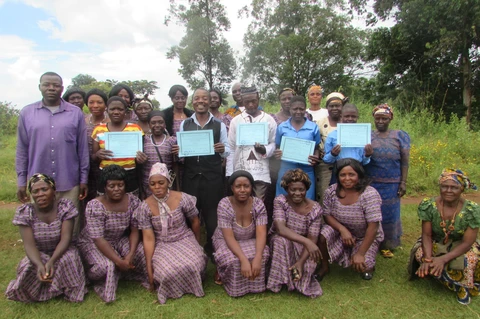 Sari certificates award at Bansobi